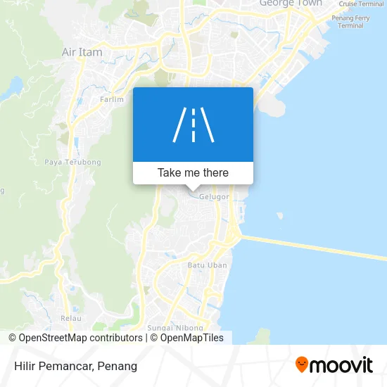 Hilir Pemancar map