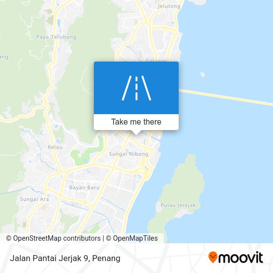 Peta Jalan Pantai Jerjak 9