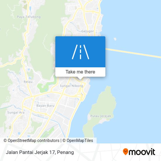 Peta Jalan Pantai Jerjak 17