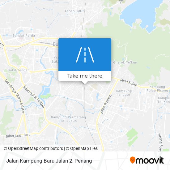 Peta Jalan Kampung Baru Jalan 2