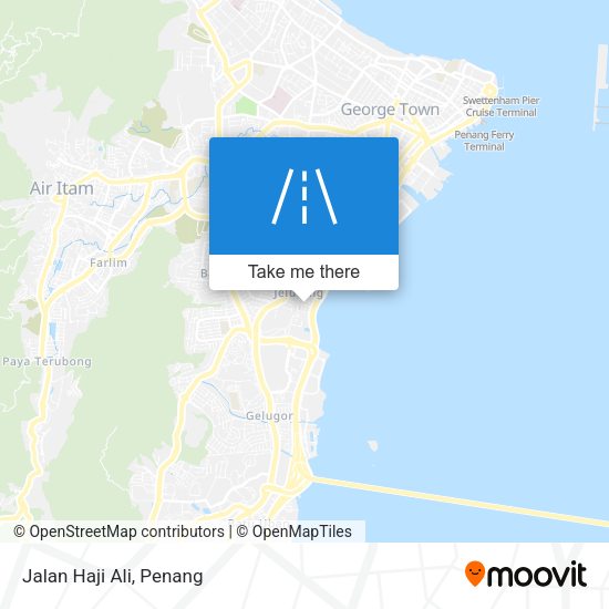 Jalan Haji Ali map