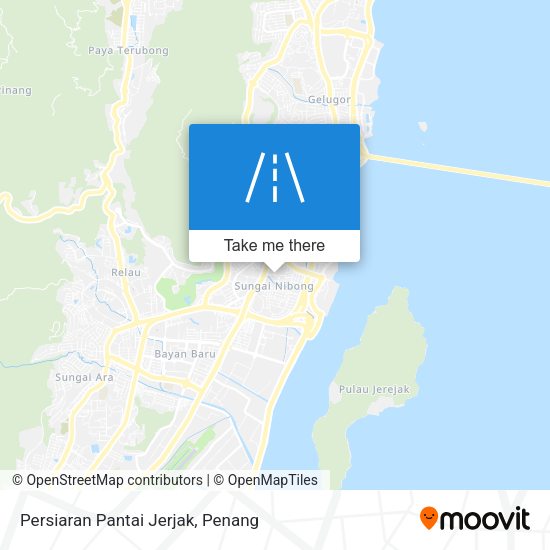 Persiaran Pantai Jerjak map