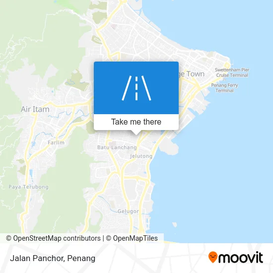 Jalan Panchor map