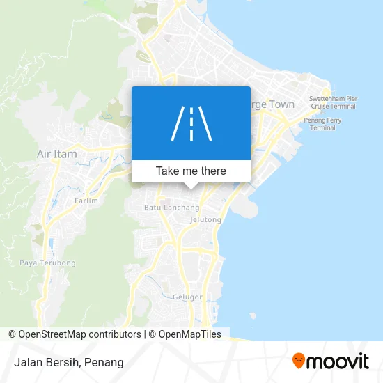 Jalan Bersih map