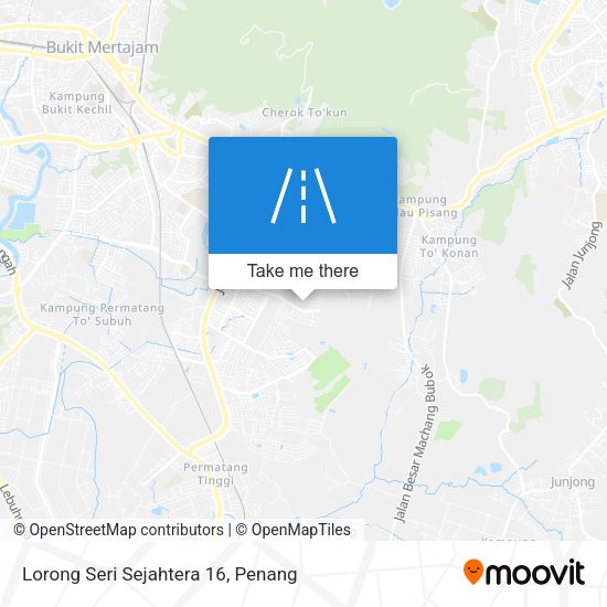 Lorong Seri Sejahtera 16 map