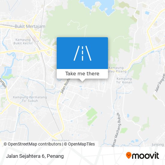 Jalan Sejahtera 6 map