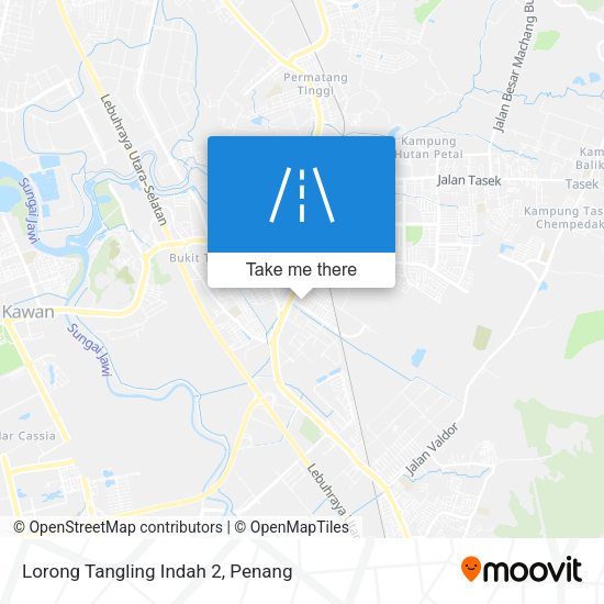 Lorong Tangling Indah 2 map