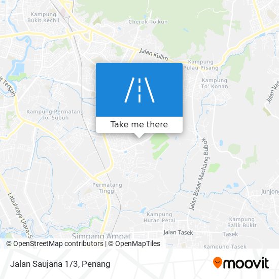 Jalan Saujana 1/3 map