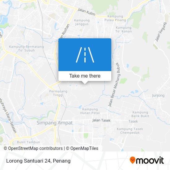 Lorong Santuari 24 map