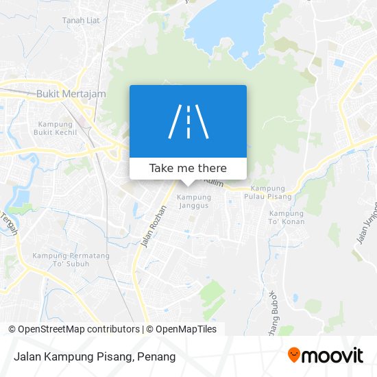 Jalan Kampung Pisang map