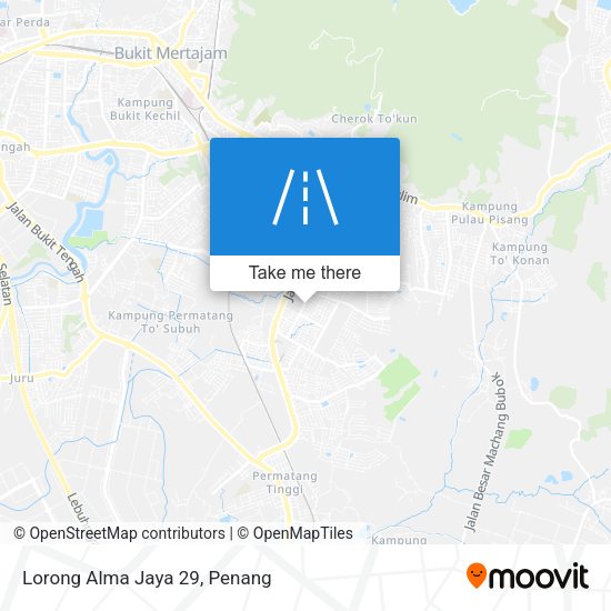 Peta Lorong Alma Jaya 29