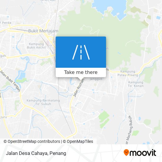 Peta Jalan Desa Cahaya