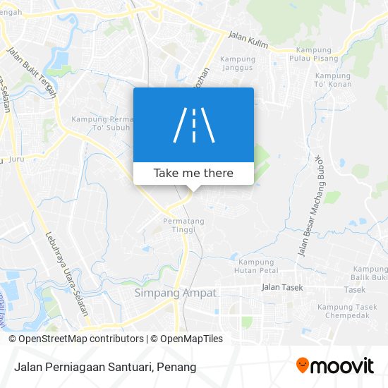 Jalan Perniagaan Santuari map