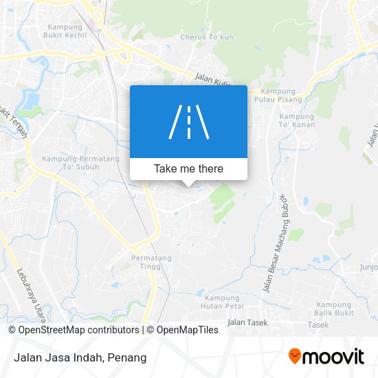 Peta Jalan Jasa Indah