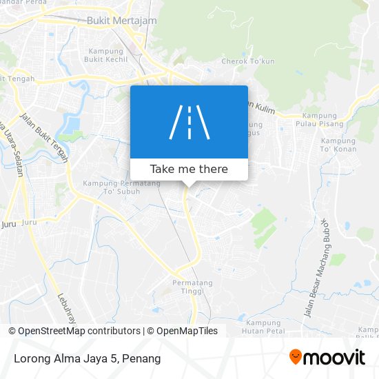 Lorong Alma Jaya 5 map