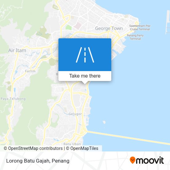 Lorong Batu Gajah map