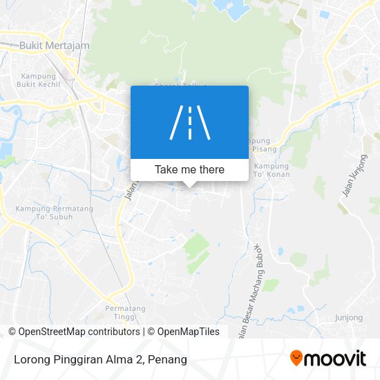 Peta Lorong Pinggiran Alma 2