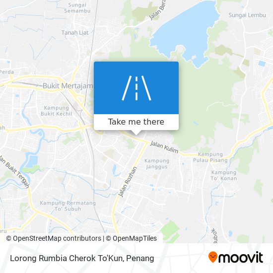 Lorong Rumbia Cherok To'Kun map