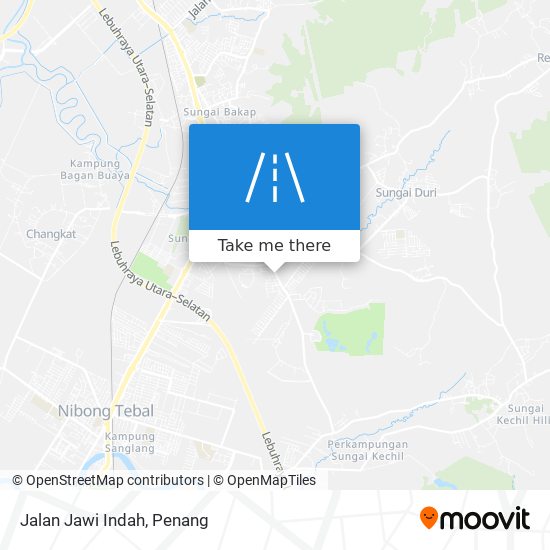 Peta Jalan Jawi Indah