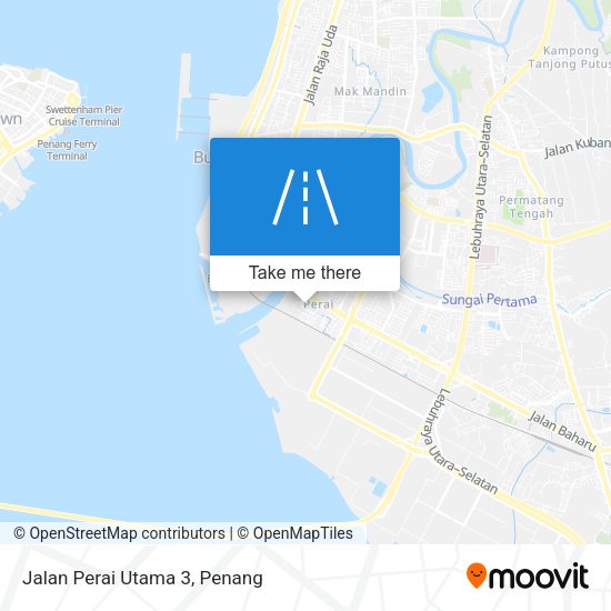 Jalan Perai Utama 3 map