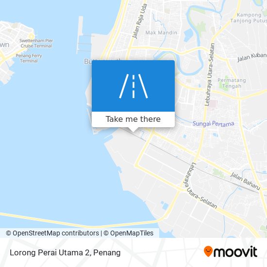 Lorong Perai Utama 2 map