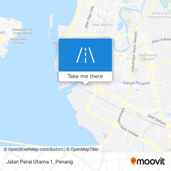 Jalan Perai Utama 1 map