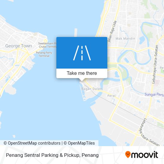 Penang Sentral Parking & Pickup map