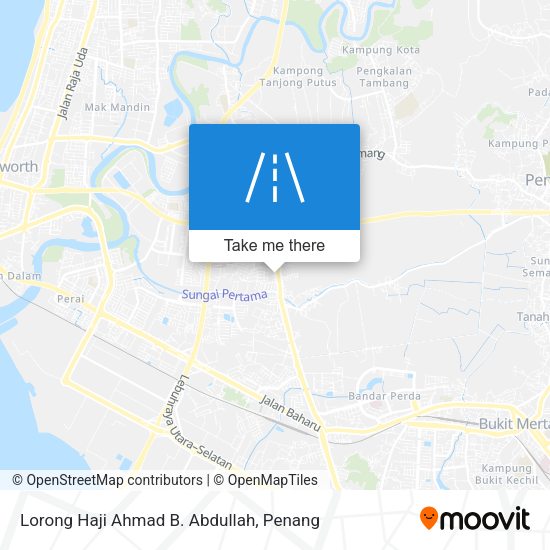 Peta Lorong Haji Ahmad B. Abdullah