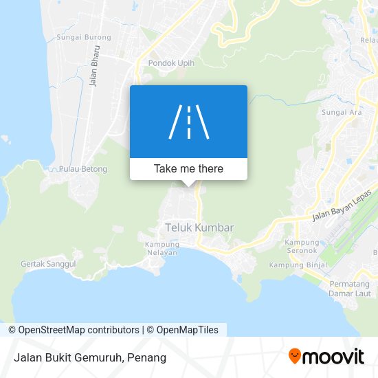 Peta Jalan Bukit Gemuruh