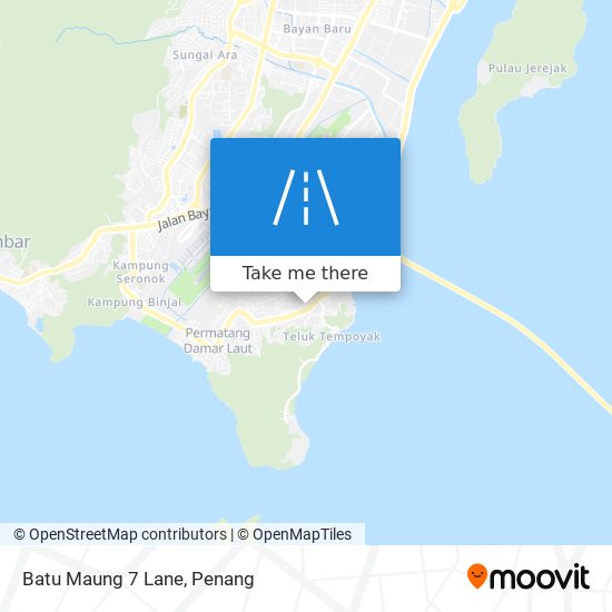 Batu Maung 7 Lane map