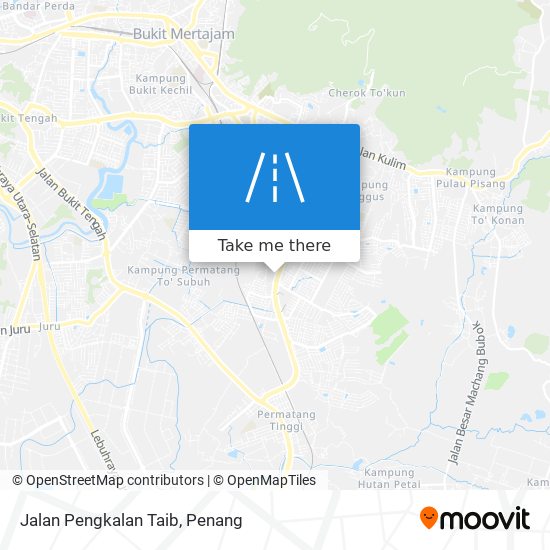 Peta Jalan Pengkalan Taib