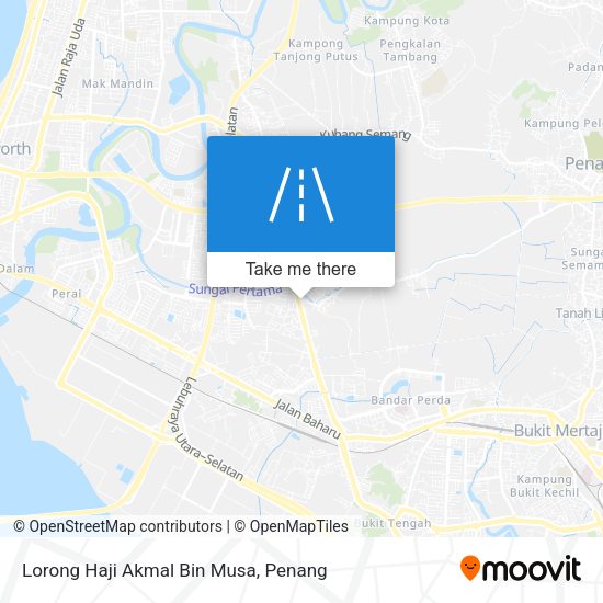 Peta Lorong Haji Akmal Bin Musa