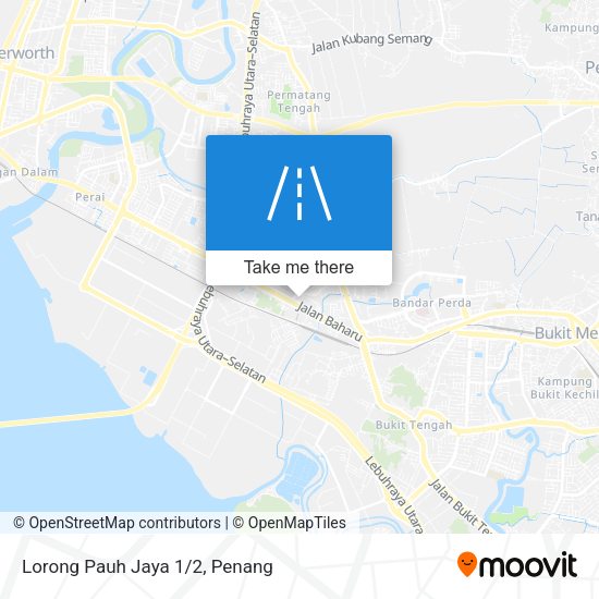Peta Lorong Pauh Jaya 1/2
