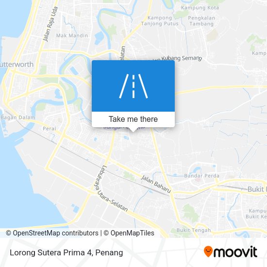 Lorong Sutera Prima 4 map