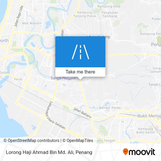 Peta Lorong Haji Ahmad Bin Md. Ali