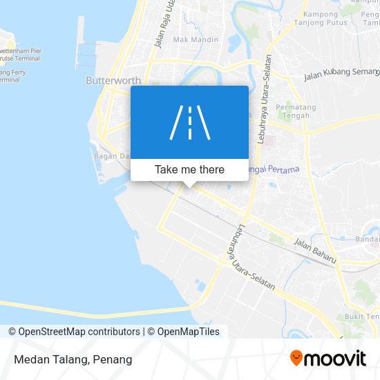 Medan Talang map