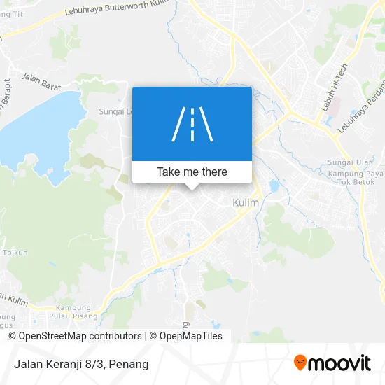 Jalan Keranji 8/3 map