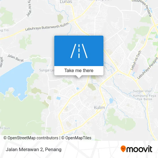 Jalan Merawan 2 map