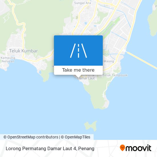 Lorong Permatang Damar Laut 4 map