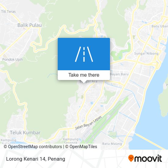 Lorong Kenari 14 map