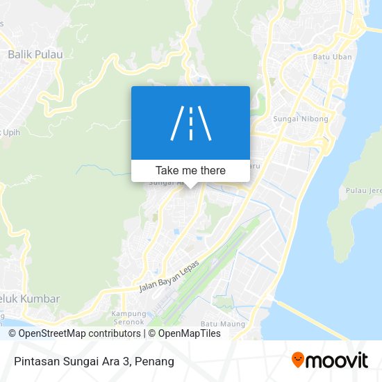 Peta Pintasan Sungai Ara 3