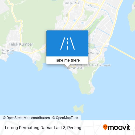 Peta Lorong Permatang Damar Laut 3