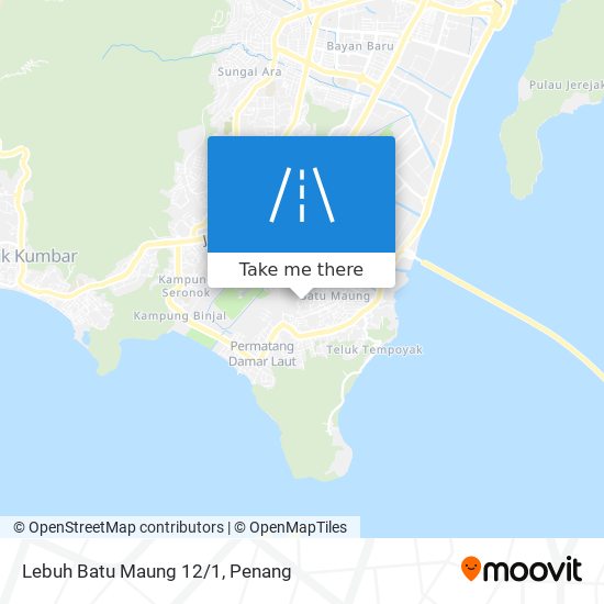 Lebuh Batu Maung 12/1 map