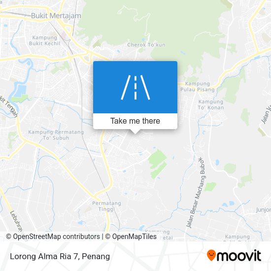 Lorong Alma Ria 7 map