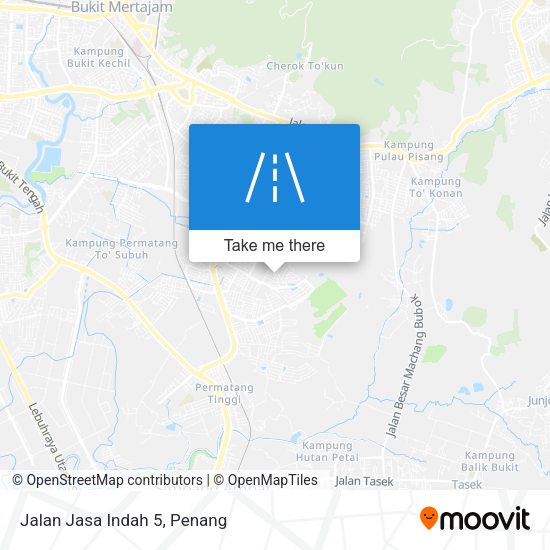 Peta Jalan Jasa Indah 5