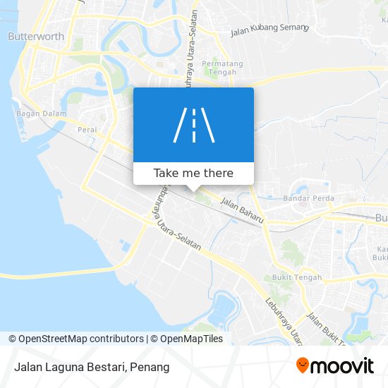 Peta Jalan Laguna Bestari