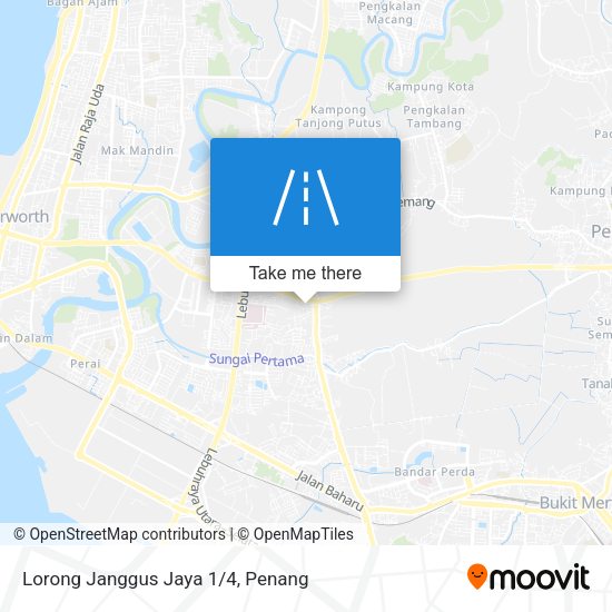 Peta Lorong Janggus Jaya 1/4