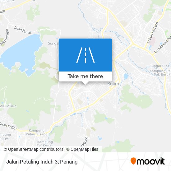 Jalan Petaling Indah 3 map