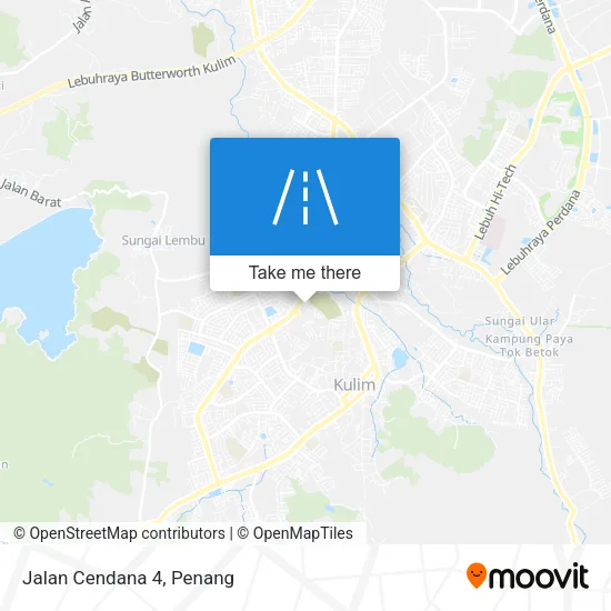 Jalan Cendana 4 map