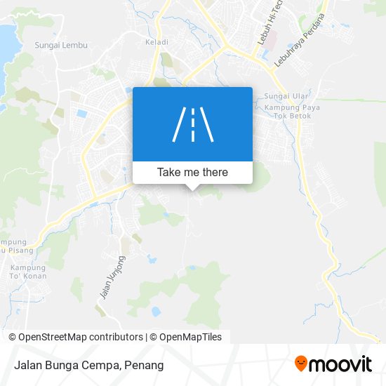 Peta Jalan Bunga Cempa